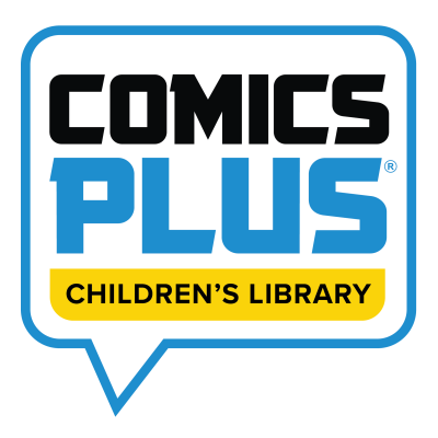 Comics plus children's logo