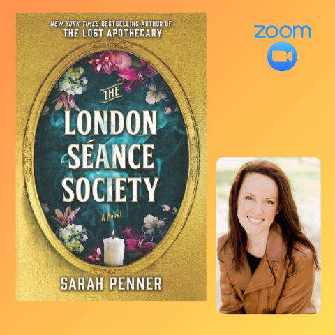 London Seance Society book cover and image of the author