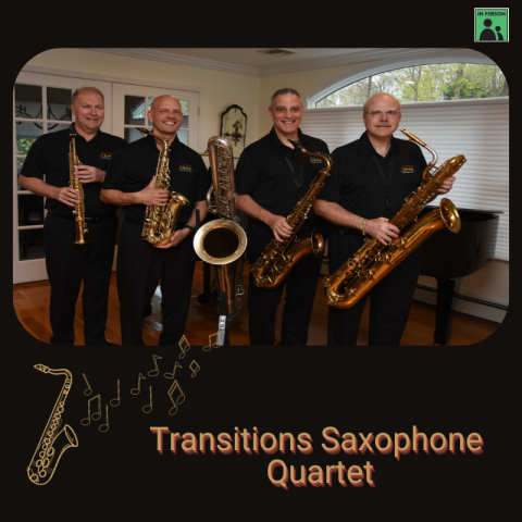 transitions saxophone quartet band members image