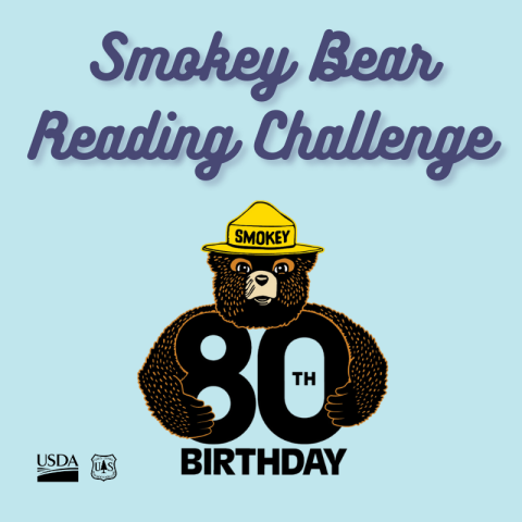 Logo for Smokey Bear's 80th birthday.