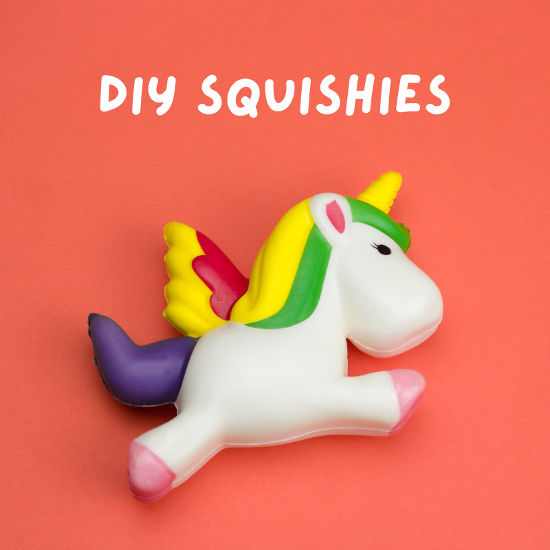 A unicorn squishy toy.