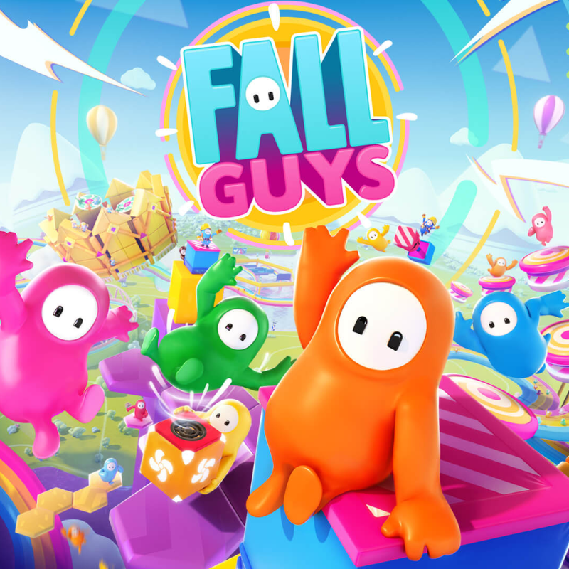 The cover of the game Fall Guys.